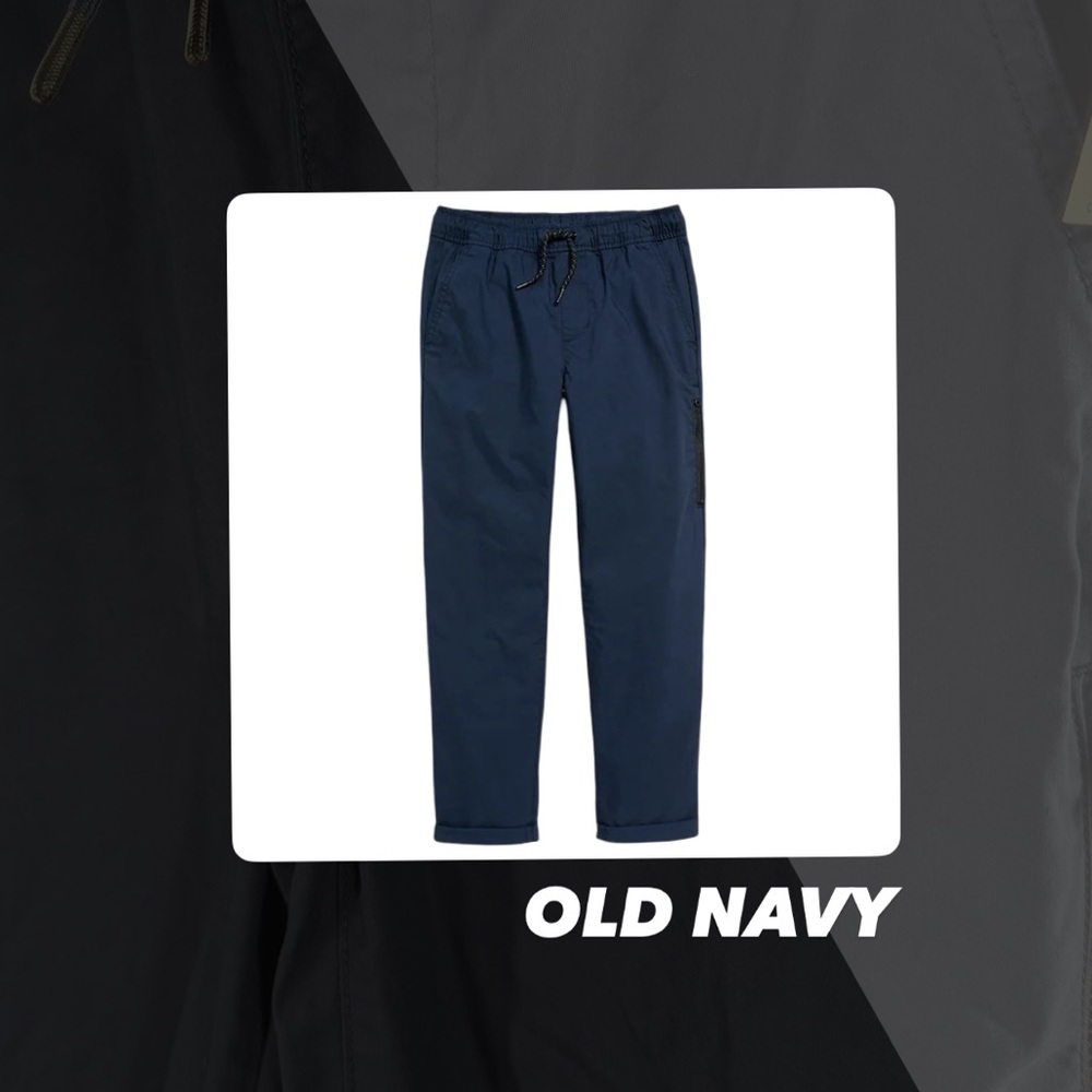 NWT Old Navy Blue Tech Tapered Pants